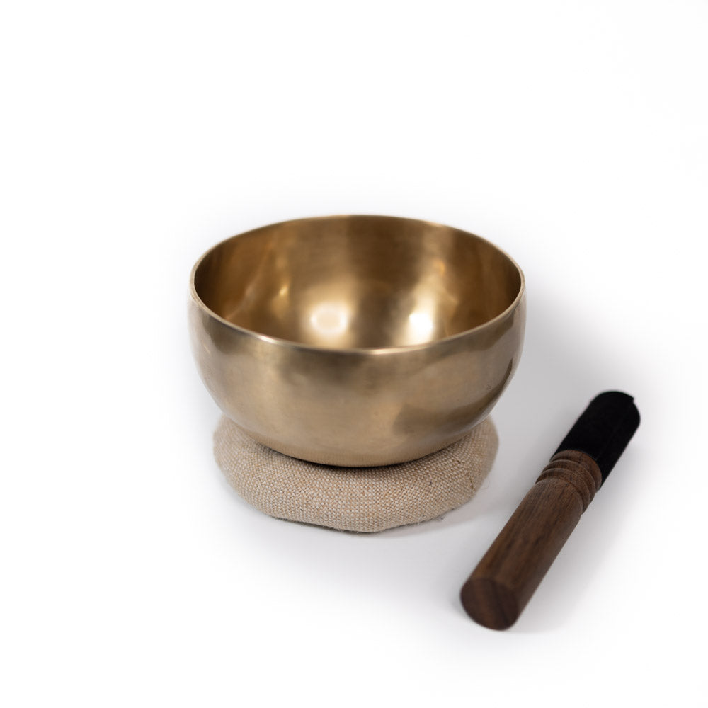 16CM音階Fシンギングボウル渋金